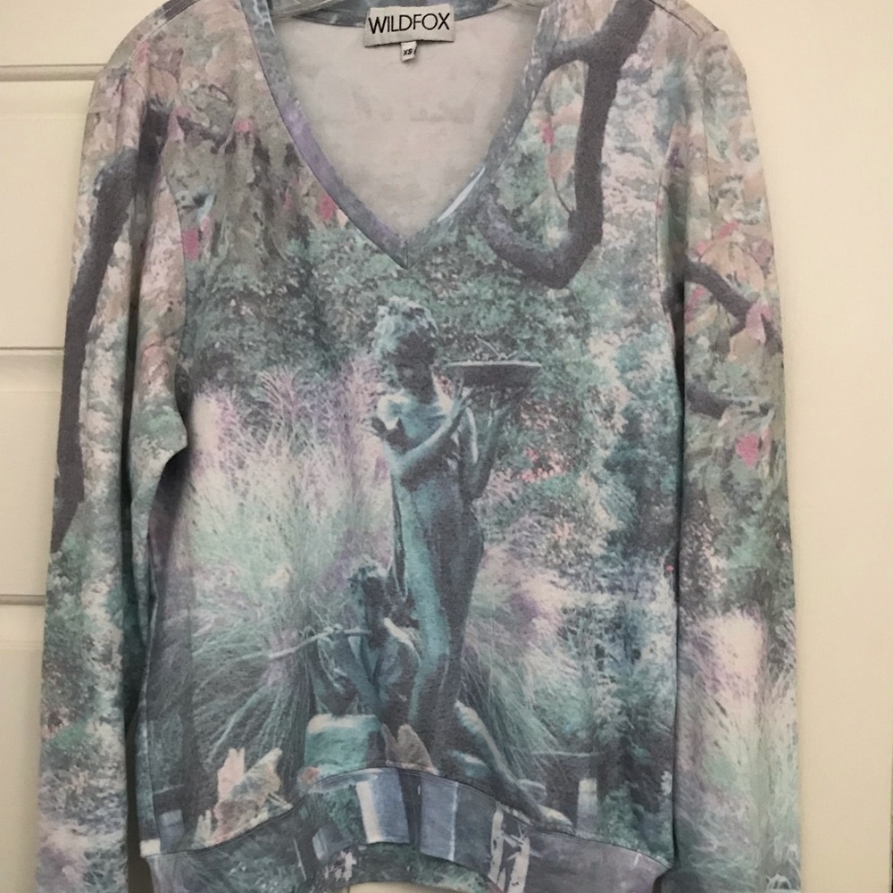 Wildfox Garden Of Good and Evil baggy beach jumper